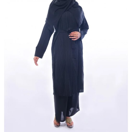 Black Stylish Women's Trouser Set