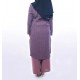 Purple Women's Modest Co-Ord Trouser Set