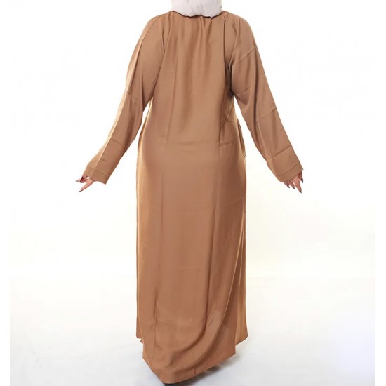 Khaki Stylish Abaya