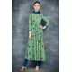Ultramarine Green Floral Printed Pakistani Anarkali Suit