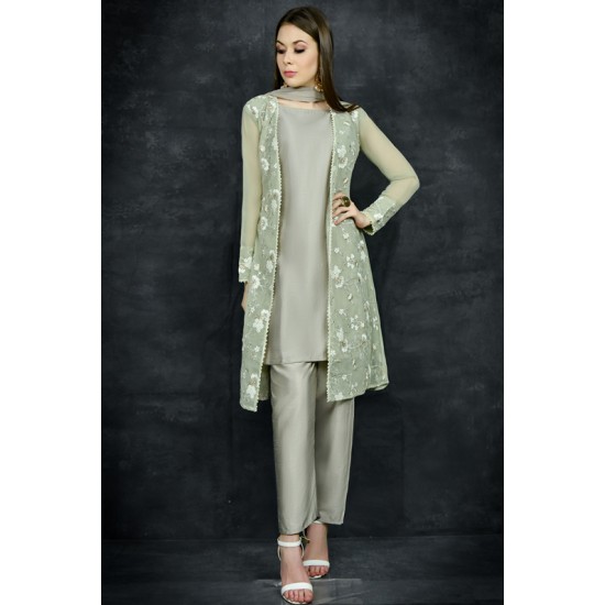 Ready To Wear Printed jacket & Trouser Suit Set
