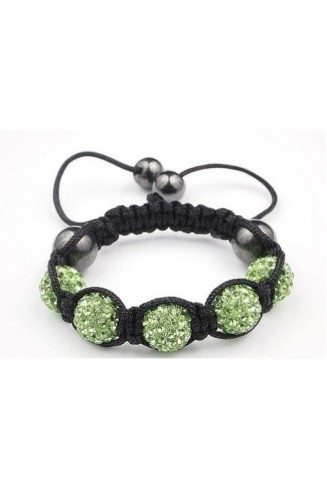 GREEN CHILDREN/KIDS/BABIES CRYSTAL BALL BRACELET