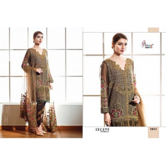 Mehndi Green Embroidered Pakistani Designer Salwar Suit