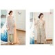 Cream Pakistani Designer Salwar Suit