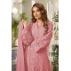 Rose Tan Dusty Pink Pakistani Designer Organza Suit