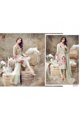 ZDS49004 LIGHT GREEN DEEPSY RAZEENA POLY GEORGETTE DESIGNER SALWAR KAMEEZ