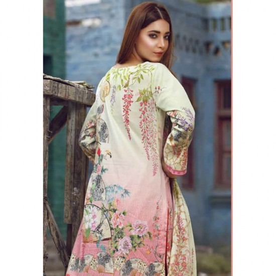 ESHAISHA D-11 LUXURY LAWN EMBROIDERED SUMMER WEAR SUIT