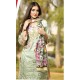 ESHA AISHA D16 GREEN UNSTITCHED PAKISTANI VISCOSE SHAWL SUIT