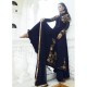 9802 BLUE GLOSSY STYLISH ANARKALI DRESS