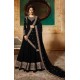 Black Party Wedding Indian Anarkali Gown