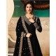 Black Party Wedding Indian Anarkali Gown