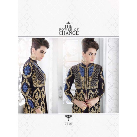 Dress Blues & GOLD PARTY EVENING OUTFIT