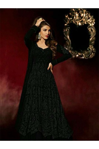 ZHR5038-A HEROINE 5038 PRIYANKA CHOPRA BLACK BEST SELLING OUTFIT