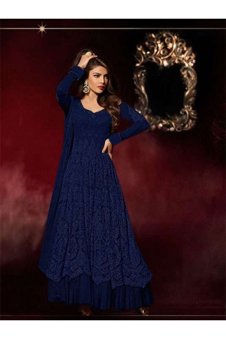 HEROINE 5038 PRIYANKA CHOPRA BLUE BEST SELLING OUTFIT