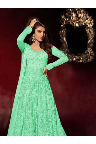 HEROINE 5038 PRIYANKA CHOPRA MINT BEST SELLING OUTFIT