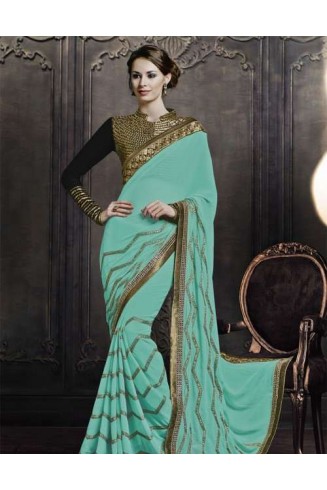 Z22524 NARGIS FAKHRI FEROZI 5062 HEROINE DRAMATIC SAREE 