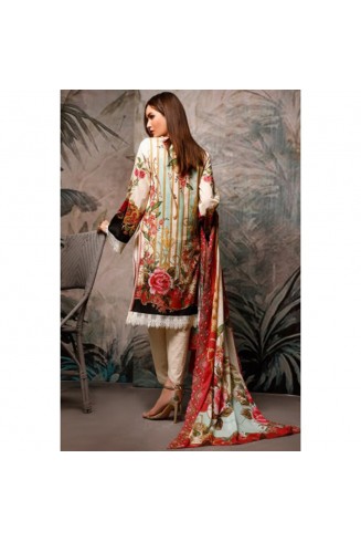 Cream Classical Pakistani Salwar Suit For Festival