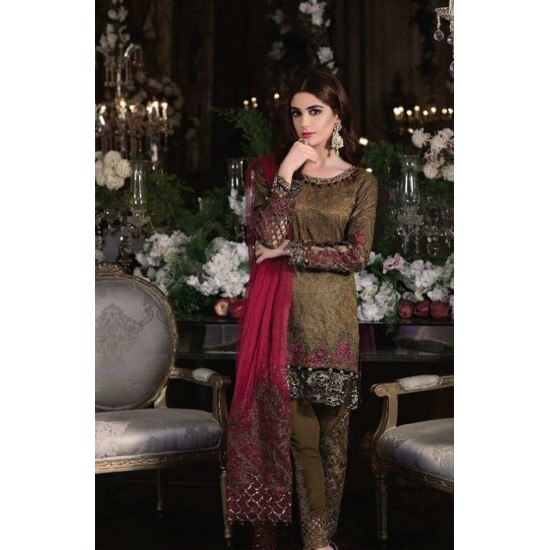ZBD-08 MBROIDERED DESIGNER SUIT