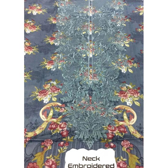 Mosaic Grey Embroidered Pakistani Designer Inspired Salwar Suit 