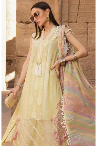 Yellow Pakistani Designer Summer Suit
