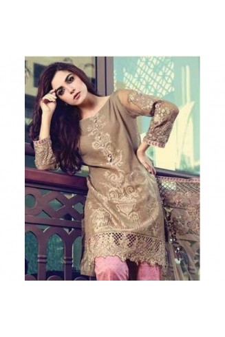 ZDS57005 DEEPSY BEIGE PINK COMBI LAWN/COTTON SALWAR KAMEEZ 