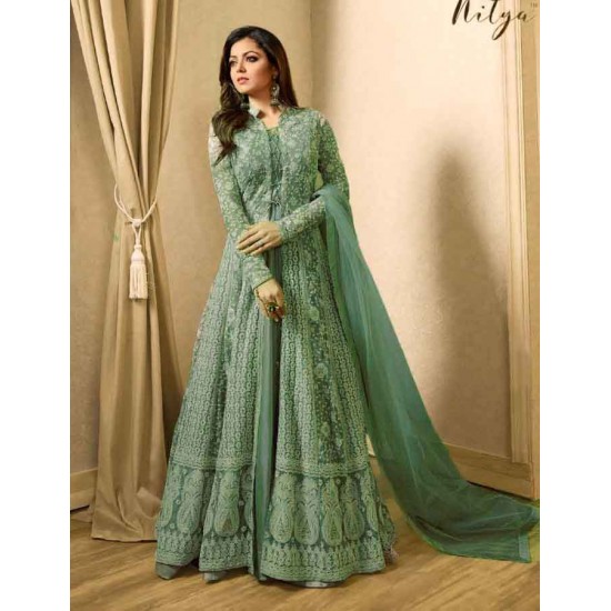 GREEN INDIAN DRESS BRIDESMAID DRESS WEDDING GOWN GREEN INDIAN DRESS BRIDESMAID DRESS WEDDING GOWN
