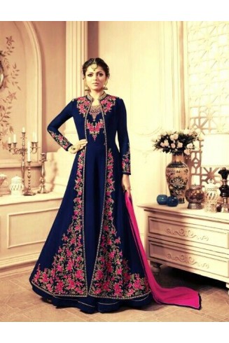 ECLIPSE BLUE INDIAN TRADITIONAL WEDDING GOWN