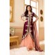 MAROON AND PEACH INDIAN PARTY WEAR DRESS