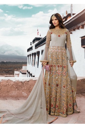 Paloma Grey Long Party Dress