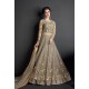 MEHNDI GREEN HEAVY EMBROIDERED INDIAN WEDDING GOWN