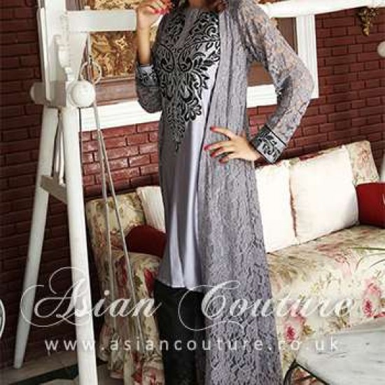 BLACK 2 PIECE READY MADE PENCIL TROUSER SUIT 