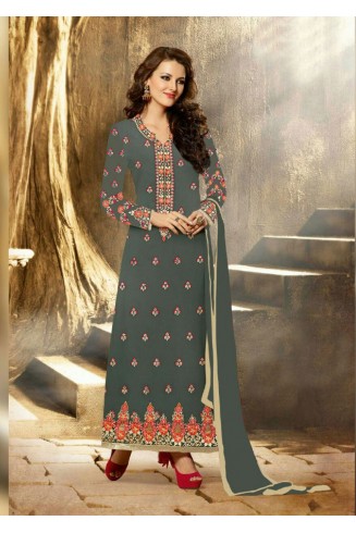 Paloma Grey Aarya Party Wear Georgette Salwar Kameez 