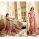 PINK AND BEIGE BRIDAL WEDDING WEAR INDIAN STYLISH SAREE