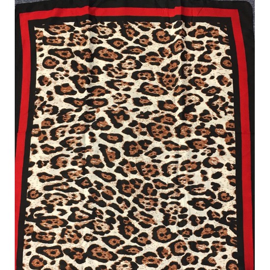 New Animal Leopard Printed Chiffon Scarf