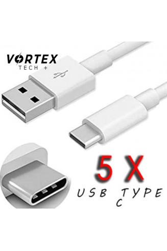 VX TECH USB TO TYPE C CABLE ( PACK OF 5 )