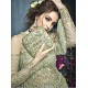Green Indian Cocktail Dress Bridal Evening Gown
