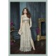 Silver Indian Evening Wear Heavy Bridal Gown