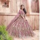 Light Purple Thread Embroidered Gown Traditional Anarkali Suit