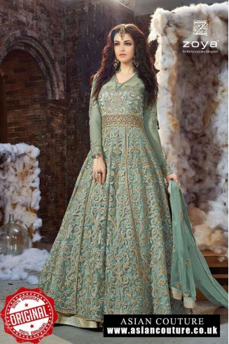 ULTRAMARINE GREEN ZOYA EMERAID ZY-18001D WEDDING DRESS