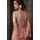 Rose Pink Detailed Embroidered Bridal Gown