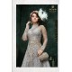 Grey Indian Designer Gown Asian Bride Evening Dress