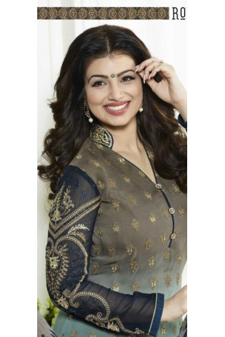 Two Tone Dress Party Wear Indian Outfit