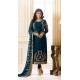Teal Blue Dress Indian Suit Party Outfit