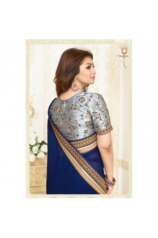 KH16353 Blue Kasheesh Sheesha Designer Saree