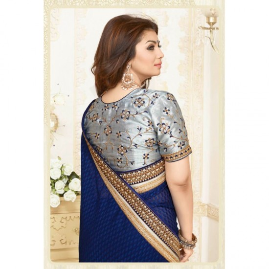 KH16353 Blue Kasheesh Sheesha Designer Saree