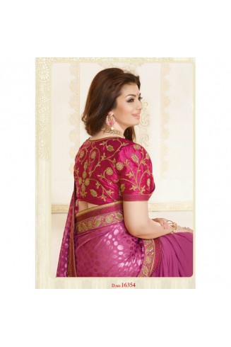 KH16354 Purple Kasheesh Sheesha Designer Saree