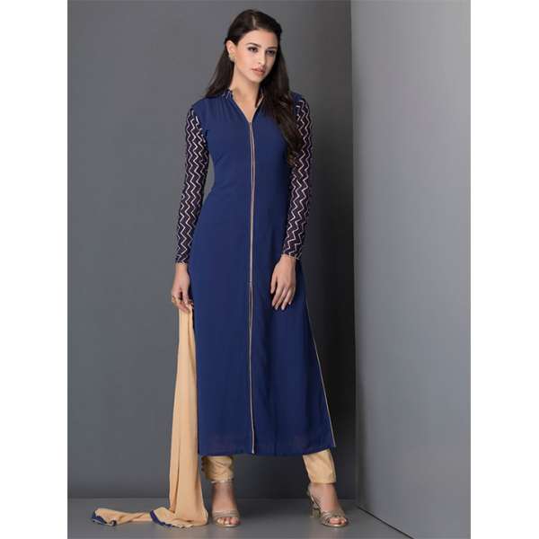 Royal Blue Dress Indian Readymade Salwar Suit