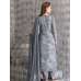 Grey Belted Jacket Dress Printed Readymade Indian Suit