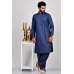 Denim Blue Eid Mens Kurta Shalwar Suit Set