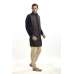 TRADITIONAL NAVY BLUE EMBROIDERED SHERWANI AND PYJAMA SUIT